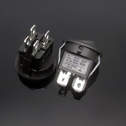 供應小貓眼圓形KCD帶燈藍色翹板電源開關 特性、應用與研發價值